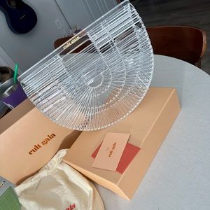 Cult Gaia Clear Acrylic Ark bag